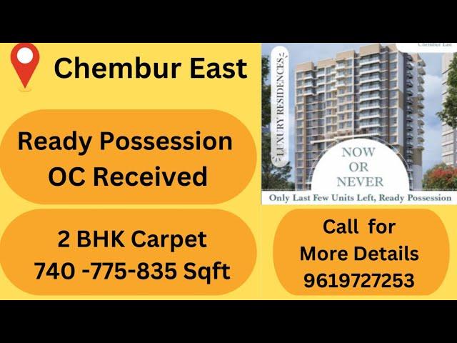 Ready Possession 2 BHK Flat In Chembur for Sale | OC Received