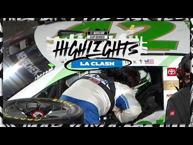 Hot tempers at halftime | Ricky Stenhouse Jr. goes inside John Hunter Nemechek's window at The Clash