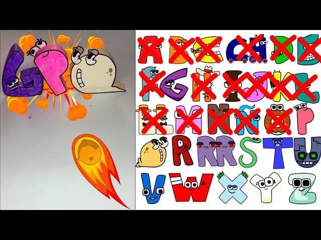 Paper SPANISH Alphabet Lore BOWLING A - Z