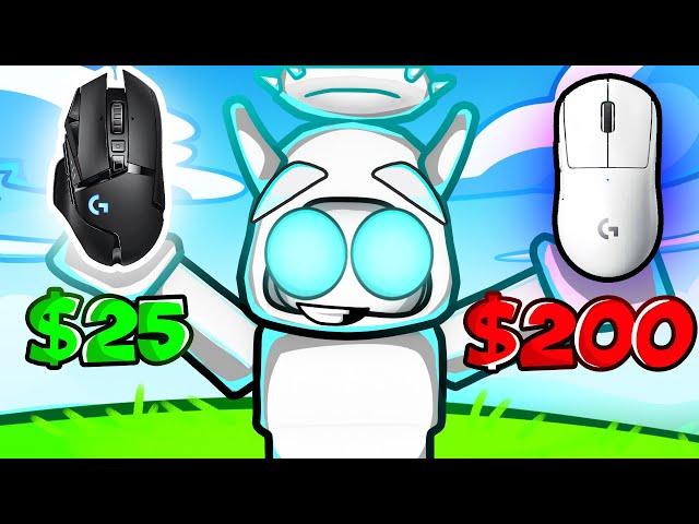 $25 Mouse vs $200 Mouse In Blox Fruits...