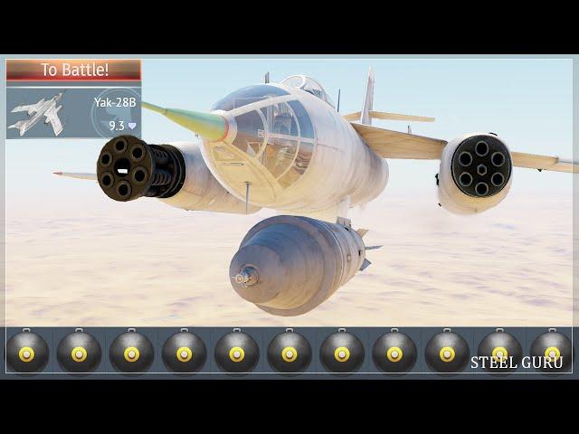 [STOCK] SUPER SONIC BOMBER  With One HUGE 3000KG BOMB  YAK-28B GRIND Experience