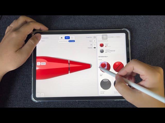 Modeling Apple Pencil 2 on Ipad | Shapr3D