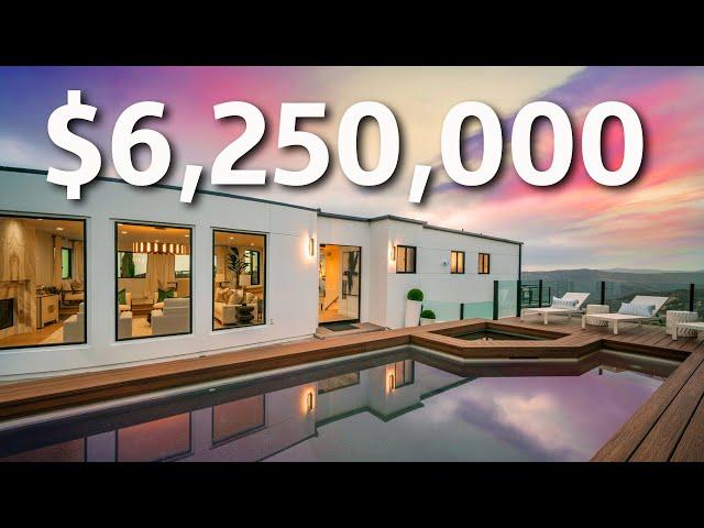 Touring a $6,250,000 LUXURY BEACH HOUSE on TOP of the WORLD