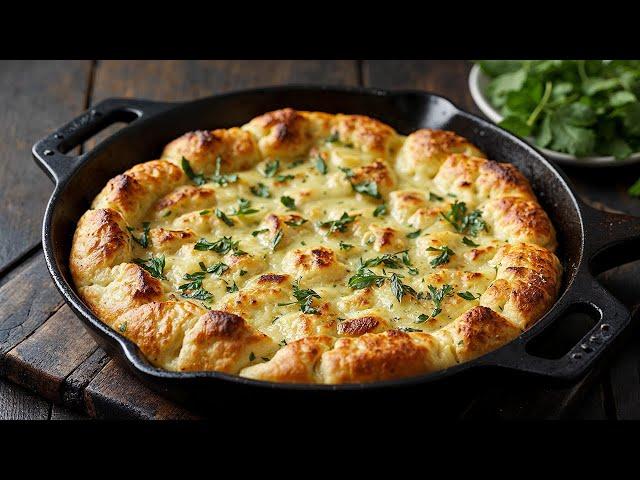 The Most Delicious Garlic Bread You'll Ever Make! No oven. Anyone Can Do It.