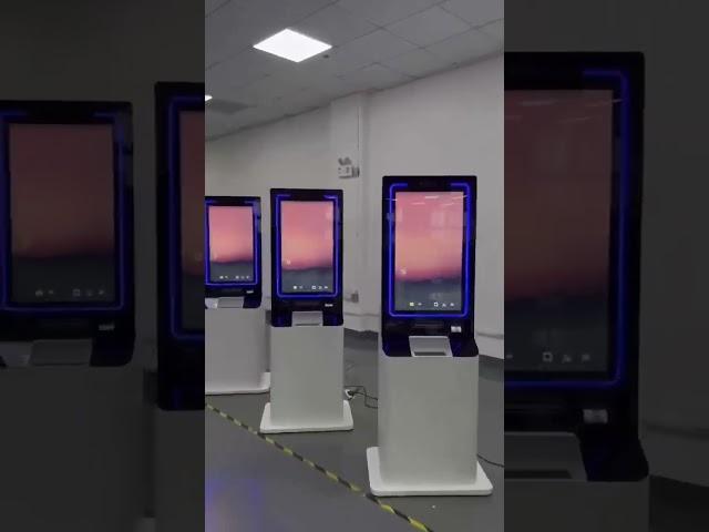 32 Inch Self Service Digital Display Touch Screen Kiosk With A5 Printer