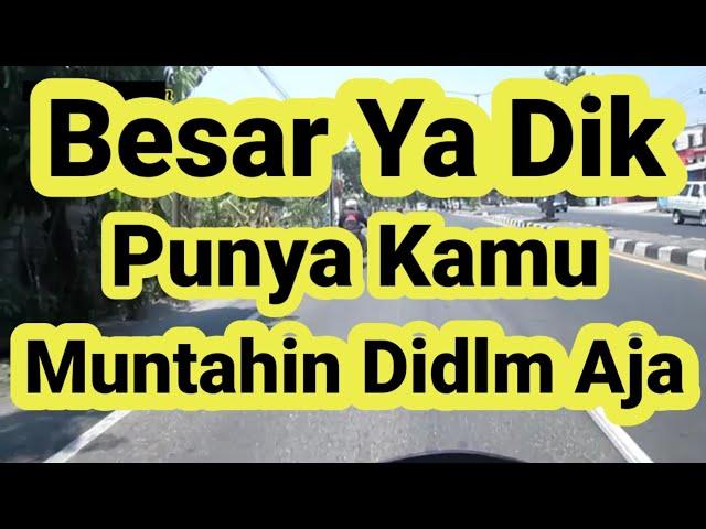 Cuaca Agak Sedikit Panas, Walau Jalan Begitu halus medukung Motor Bututku ll kisah nyata romantis