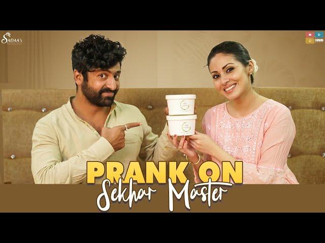 My Vegan Food Prank on Sekhar Master || Actress Sadaa || Sadaa’s Green Life