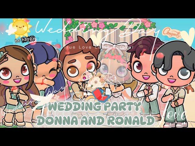 PESTA PERNIKAHAN DONNA DAN RONALD DI AVATAR WORLD ‍️ #wedding #party #roleplay #drama #vlog