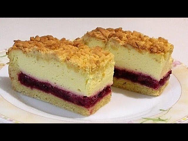 Много начинки-мало теста.ВИШНЁВЫЙ заливной пирог/Cherry Jellied Pie