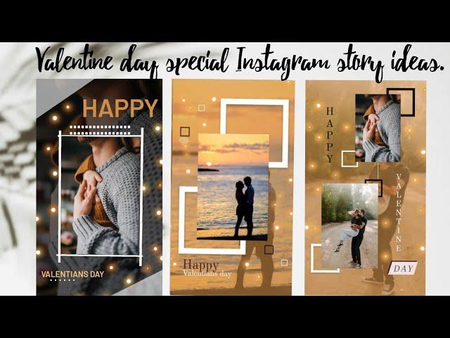 Valentine's  day special instagram story ideas .