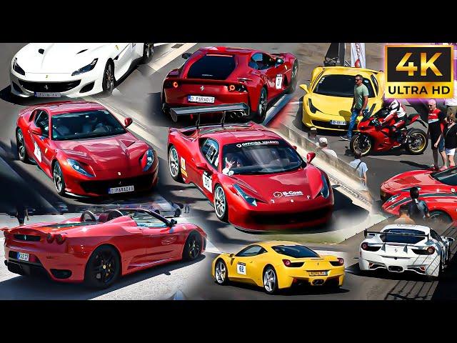 SPA Italia 2023 | Ferrari 458 GT, 488, SF90, 812 Entry, Acceelration | Part 2/2 #supercars #ferrari