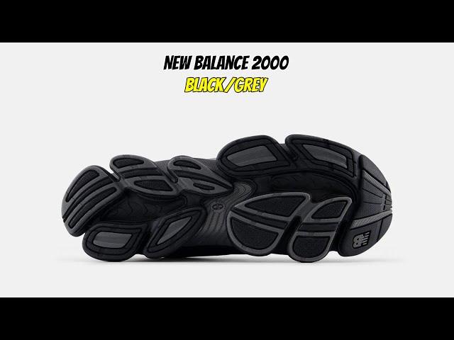 New Balance 2000 Black/Grey