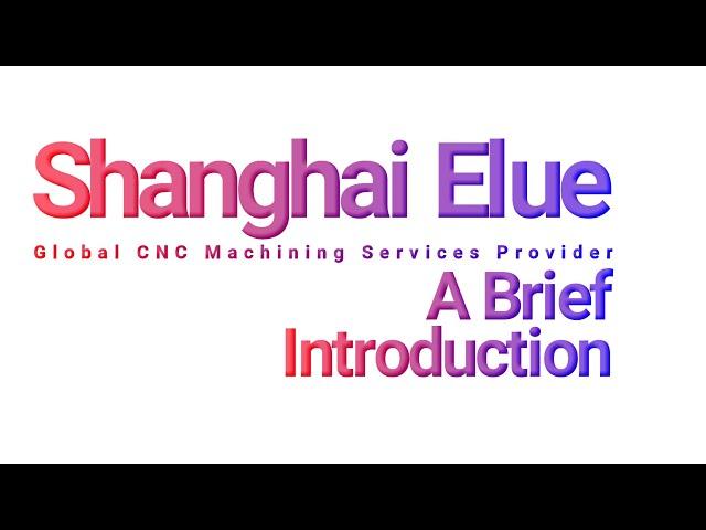 Shanghai Elue | A Brief Introduction |