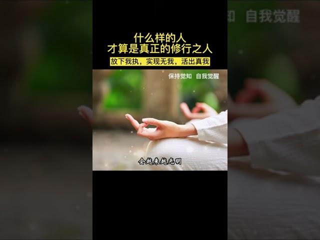 什么样的人才算是修行之人 #修行 #修心 #觉醒