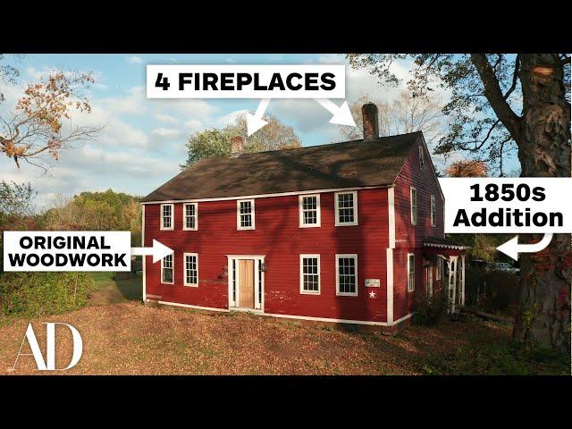 Touring An Abandoned Colonial Home From The 1700's Ready For Renovation | Architectural Digest