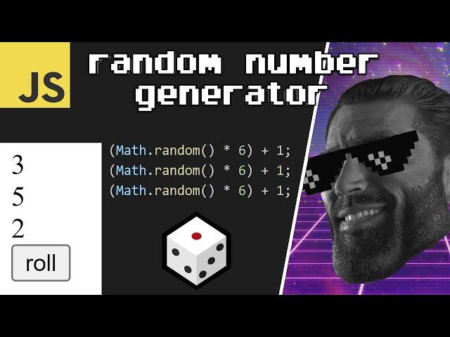 Random number generator in JavaScript 【4 minutes】