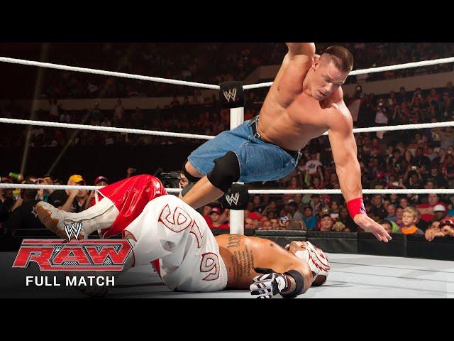 FULL MATCH - Rey Mysterio vs. John Cena – WWE Title Match: Raw, July 25, 2011