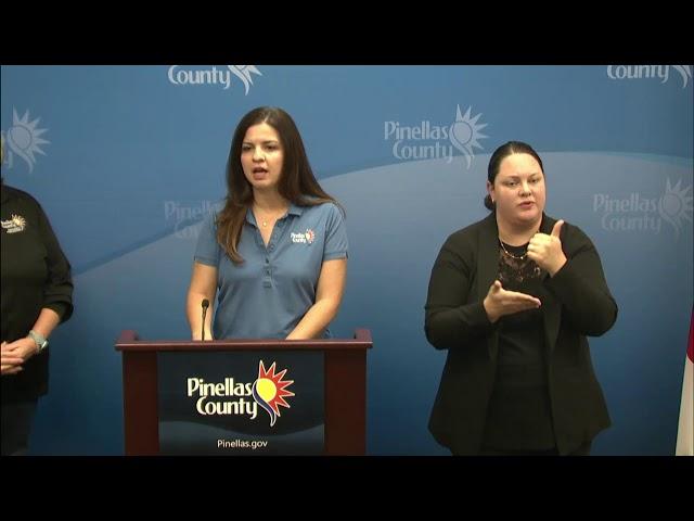 Pinellas County Hurricane Milton Response Media Briefing  - 10/11/24