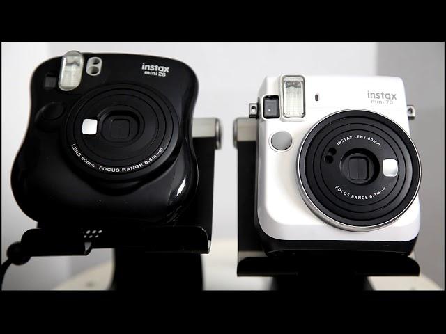 Fuji Instax Mini 70 Vs instax Mini 25/26/7s/8/9 - Polaroid Instant Camera Review