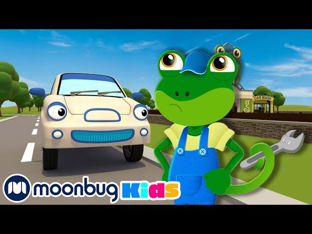 Evie The Electric Car Song | Geckos Garage | Toddler Fun Learning | Videos for Kids | Moonbug Kids