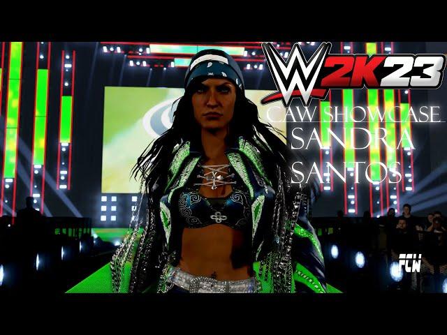 WWE 2k23 | CAW Showcase: Sandra Santos