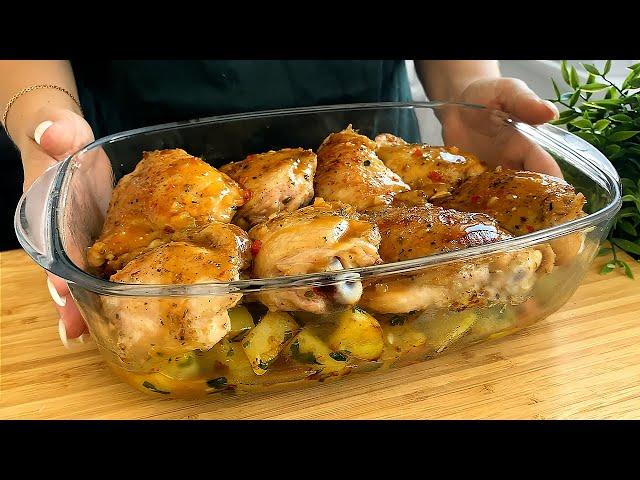 Everyone was delighted with this recipe of my grandmother! Simply delicious! Juicy chicken thighs