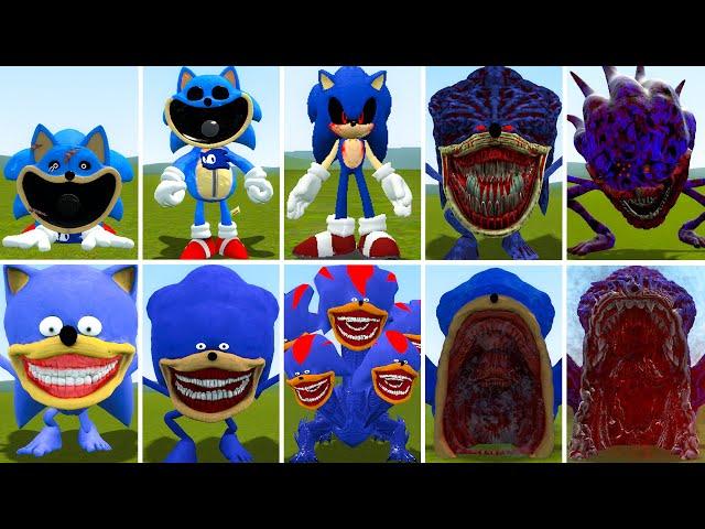 EVOLUTION OF ALL NEW SONIC SMILING CRITTERS POPPY PLAYTIME CHAPTER 3 In Garry's Mod!