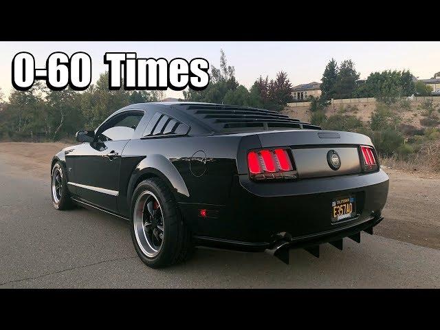 0-60 Results: Full Bolt-On & Cammed 08 Mustang GT