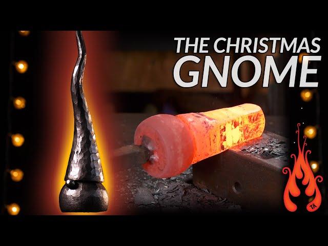 Blacksmithing - Forging a Christmas gnome 2022