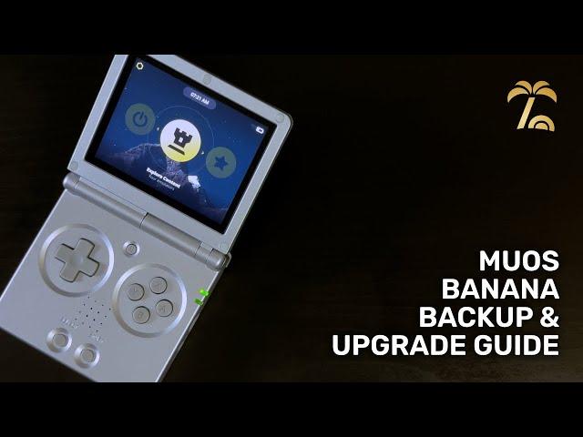 How to backup and upgrade to muOS 2410.1 (Banana) on the RG35XXSP | A Visual Guide (October 2024)