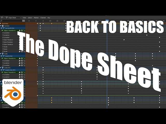 Back to Basics: The Dope Sheet