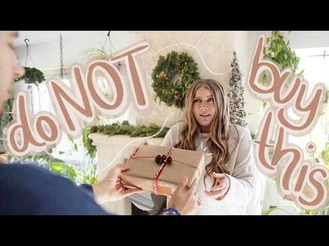 holiday gifts you should NEVER BUY // gifts that are not worth your money (eco-minimalism)