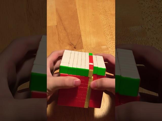How To Solve A 9x9 Rubiks Cube #shorts