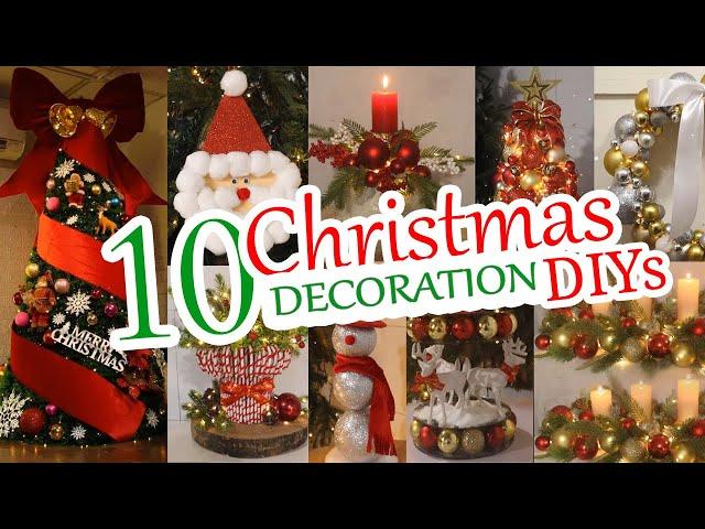 10 Easy Christmas Decoration Ideas at Home 2024 - Christmas Crafts