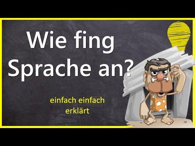 Wie entstand Sprache? Die Suche nach dem rätselhaften Ursprung von Sprache.