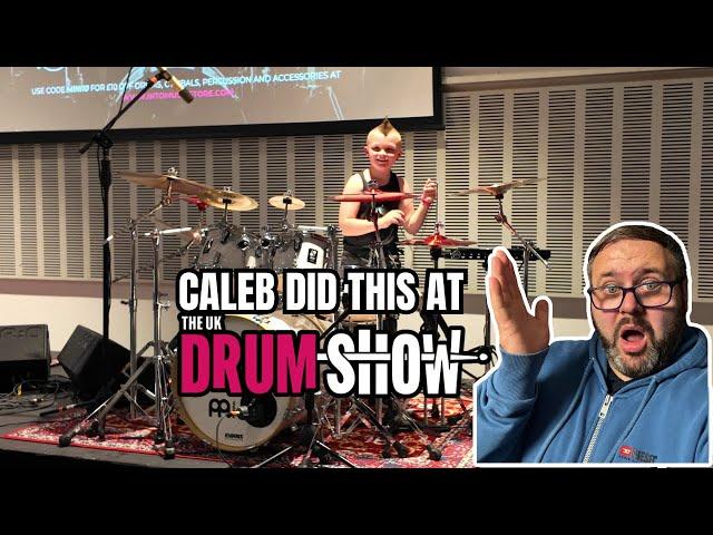 Drummer's Reaction To Caleb H UK Drum Show 2024 Drum Solo