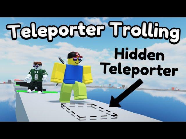 Trolling with Teleporters! (Roblox Obby Creator)