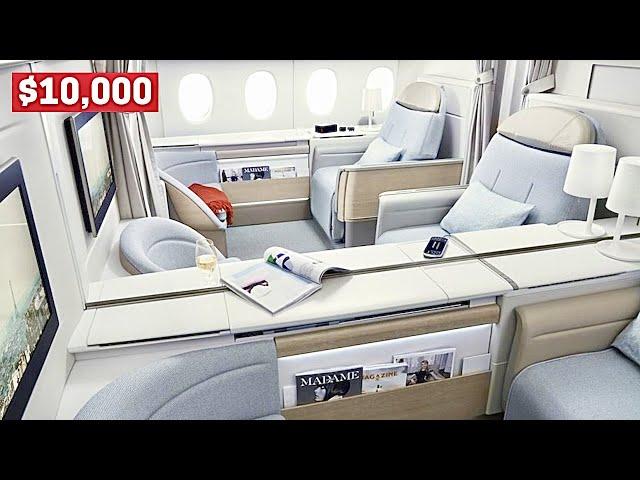 12 hrs on Air France First Class - From Paris to Mexico City