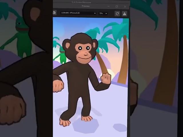 The monkey pulls up with the capybara. #capybara #gaming #okipullup #gamedev #monkey #cute #pet