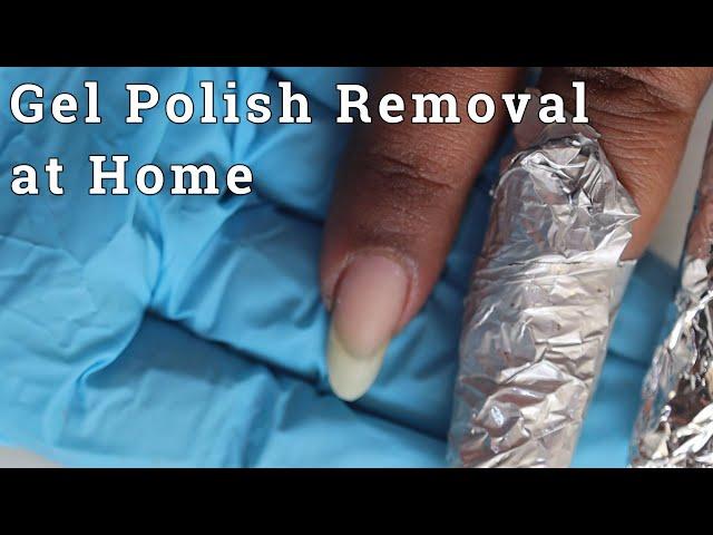 Remove Gel Polish at Home!! Easy Gel polish removal without damage.