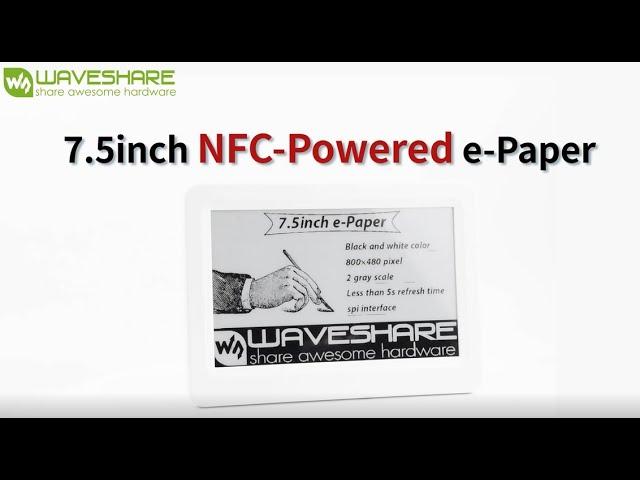 Waveshare 7.5inch NFC Powered e Paper