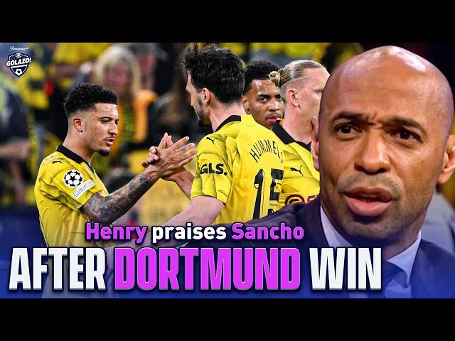 Thierry Henry hails Jadon Sancho's mental strength for Dortmund form! | UCL Today | CBS Sports