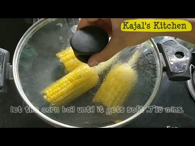 Easy bhutta recipe | Indian street food | Mayyonaise sauce butta | kajal's kitchen