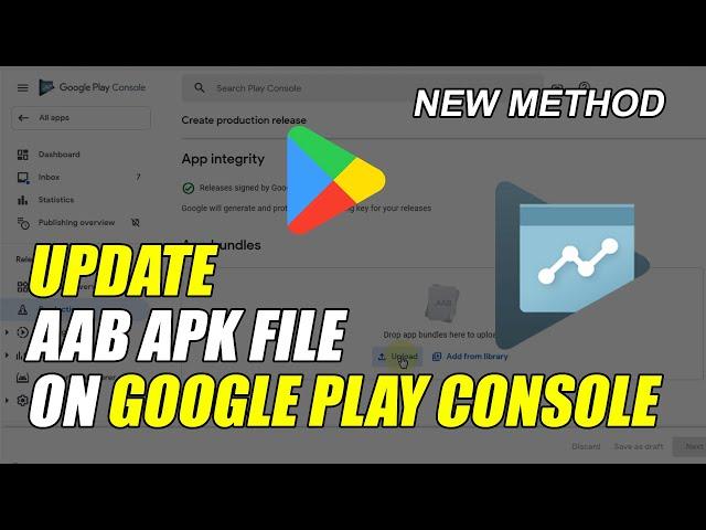 How To Update AAB APK File On Google play Console New Method English Tutorial