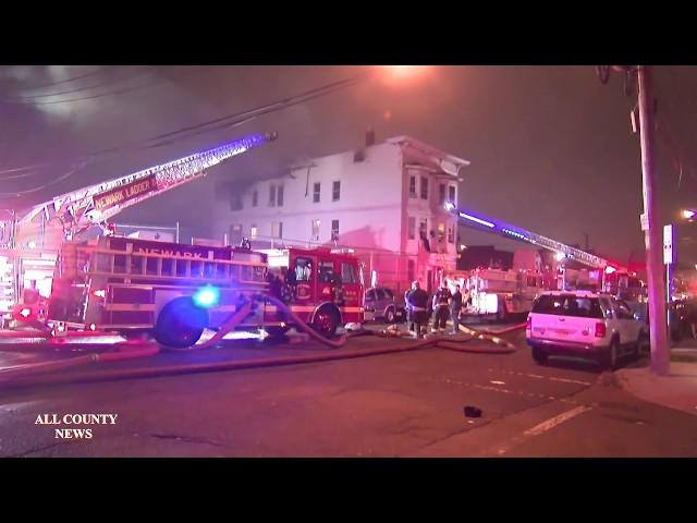 2 Alarm House Fire at 168 Sherman Avenue in Newark