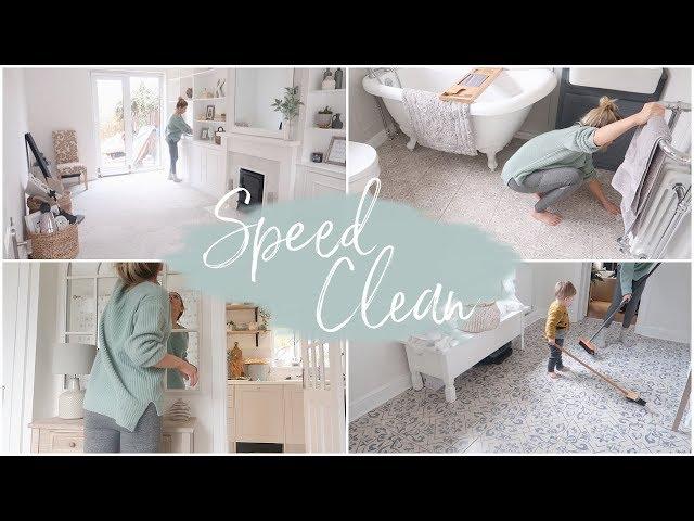 SPEED CLEANING THE NEW HOUSE |  POWER HOUR | KATE MURNANE AD