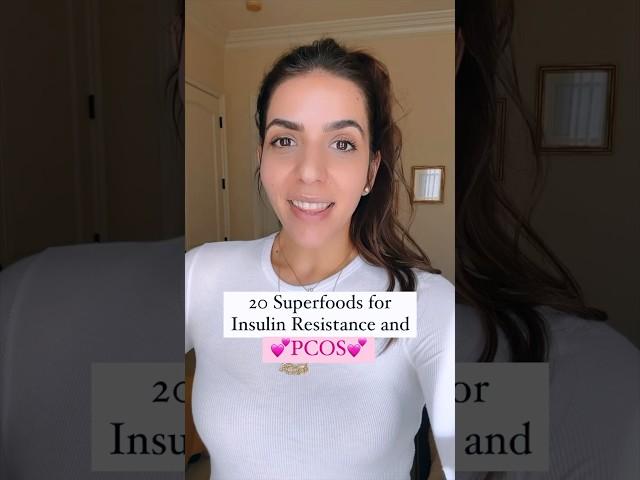 20 Superfoods for PCOS Insulin Resistance! #pcos