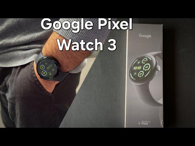 Google Pixel Watch 3 (45mm):  Unboxing & erste Eindrücke Matte Black (Deutsch) | DiriMania