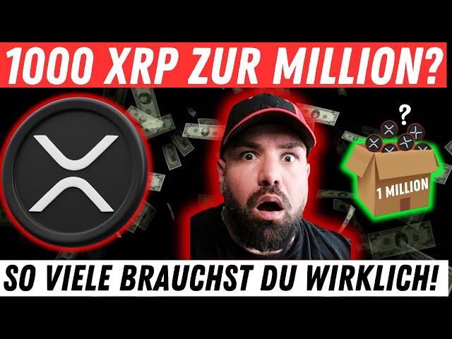 1000 XRP GENUG FÜR 1 MIO $? SO VIELE XRP BRAUCHST DU WIRKLICH!