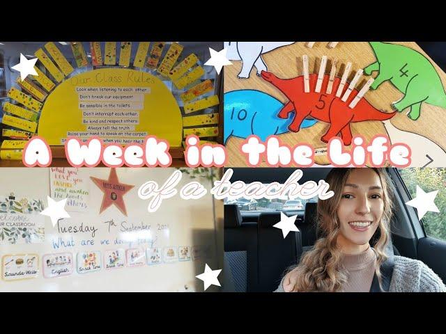 First Week of Term | A Week in the Life of a Primary School Teacher | UK Teacher Vlog